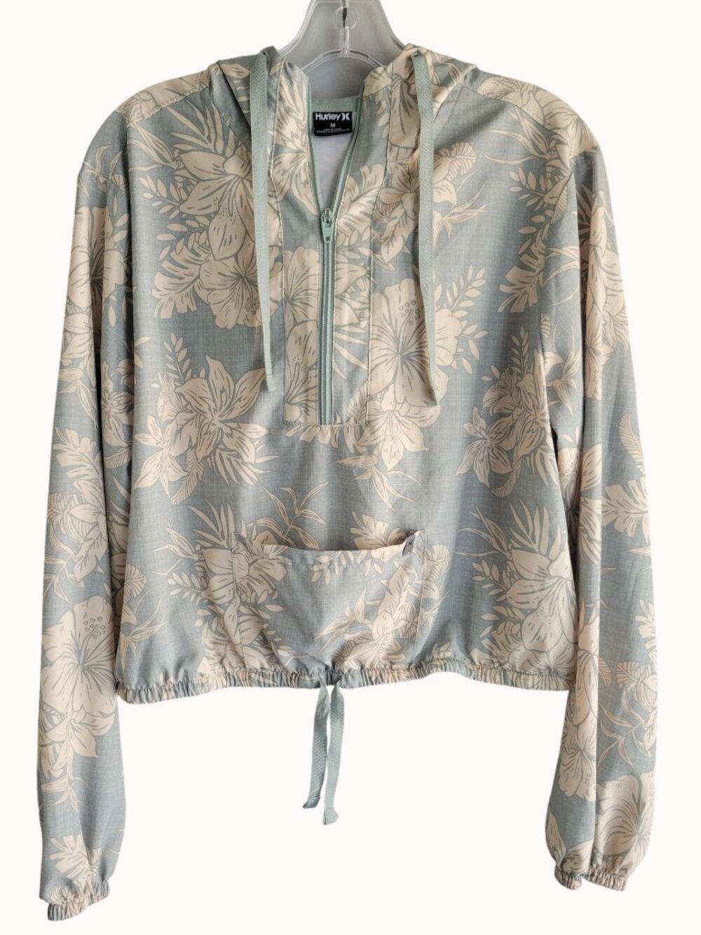 Hurley 1/4 Zip Windbreaker Size M